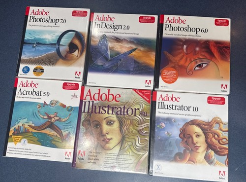 Lot adobe new sealed - new,